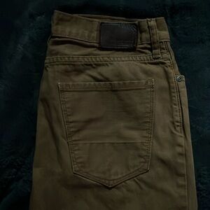 Men’s Denver Hayes VINTAGE SLIM FIT khaki denim pants/ size 32W / 30L